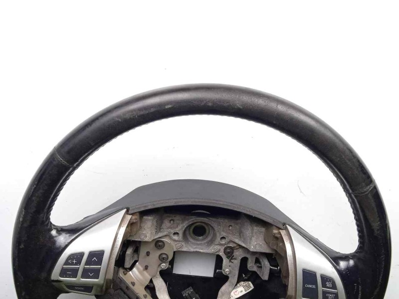 Recambio de volante para mitsubishi outlander (cw0) 2.0 di-d cat referencia OEM IAM 4400A243XA CUERO NEGRO