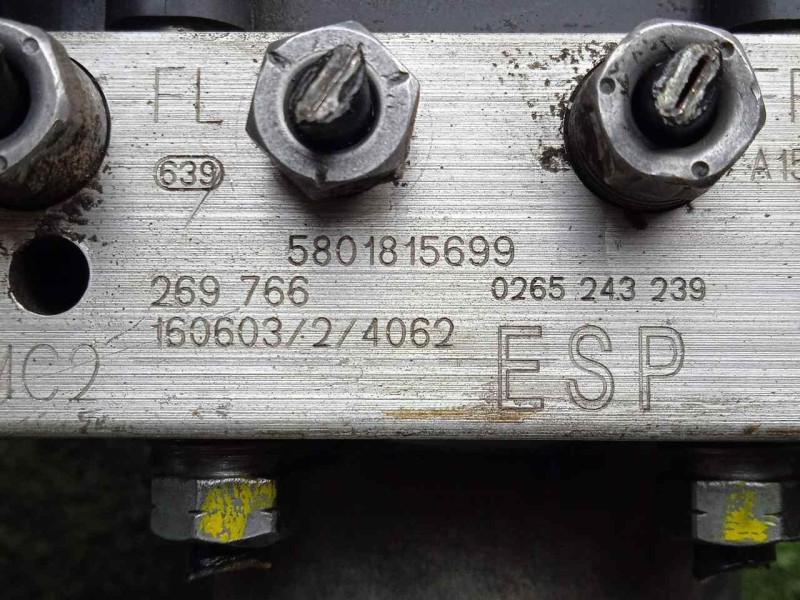 Recambio de abs para iveco daily furgón 2.3 diesel cat referencia OEM IAM 0265956214-0265243239-5801815699 BOSCH 