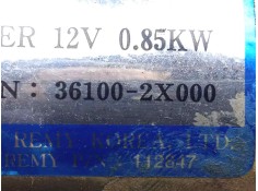 Recambio de motor arranque para kia rio 1.5 cat referencia OEM IAM 361002X000 8.DIENTES DELCO 2