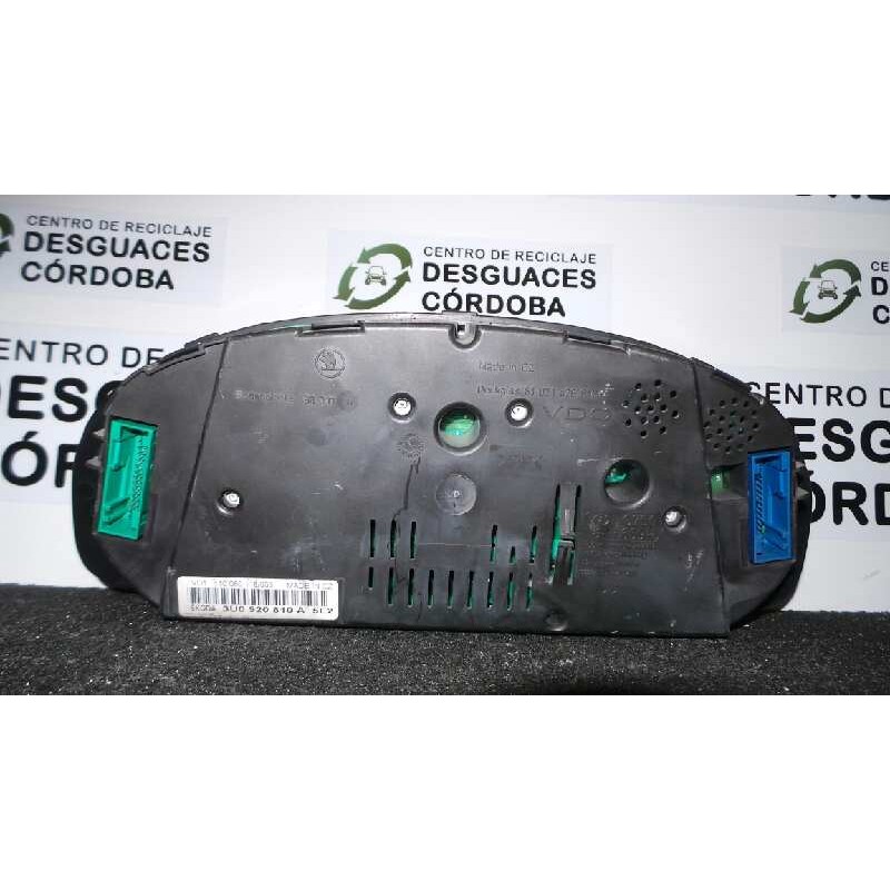 Recambio de cuadro instrumentos para skoda superb (3u4) 1.9 tdi referencia OEM IAM 3U0920810A-110080116003  