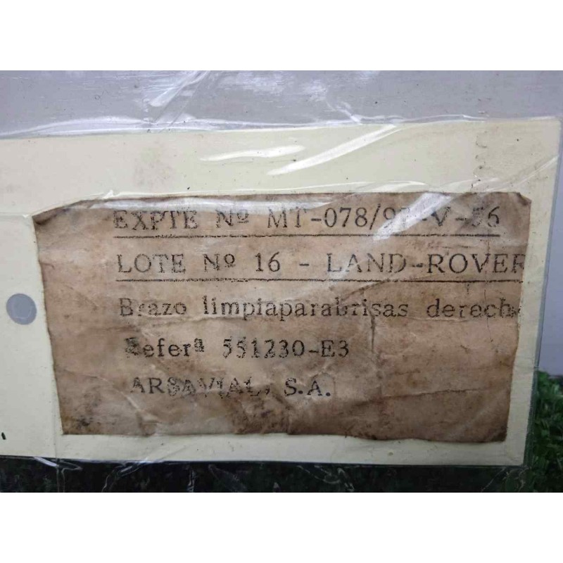 Recambio de brazo limpia delantero derecho para land rover 88 2.3d referencia OEM IAM 551230-551230E3 DOGA 