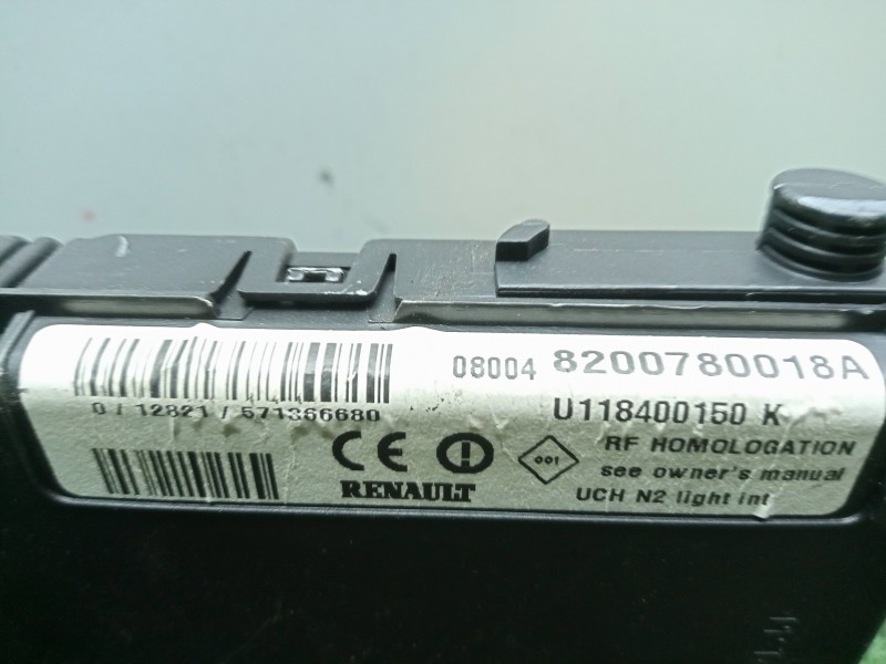 Recambio de centralita check control para renault scenic ii 1.5 dci diesel referencia OEM IAM U118400150K-8200780018A-UCHN2 UCHN