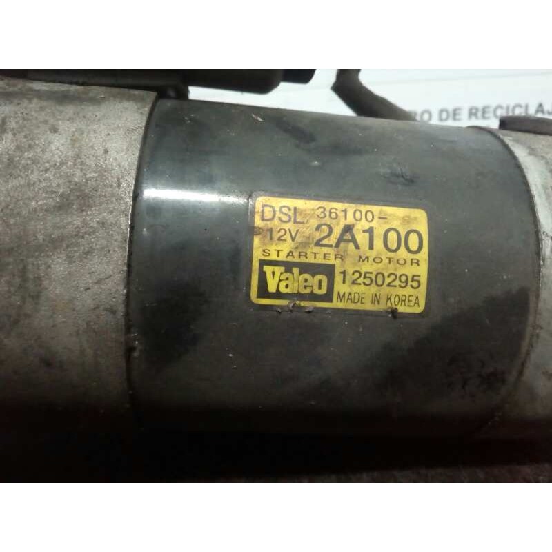 Recambio de motor arranque para kia pro_cee´d 1.6 crdi cat referencia OEM IAM 1250295  