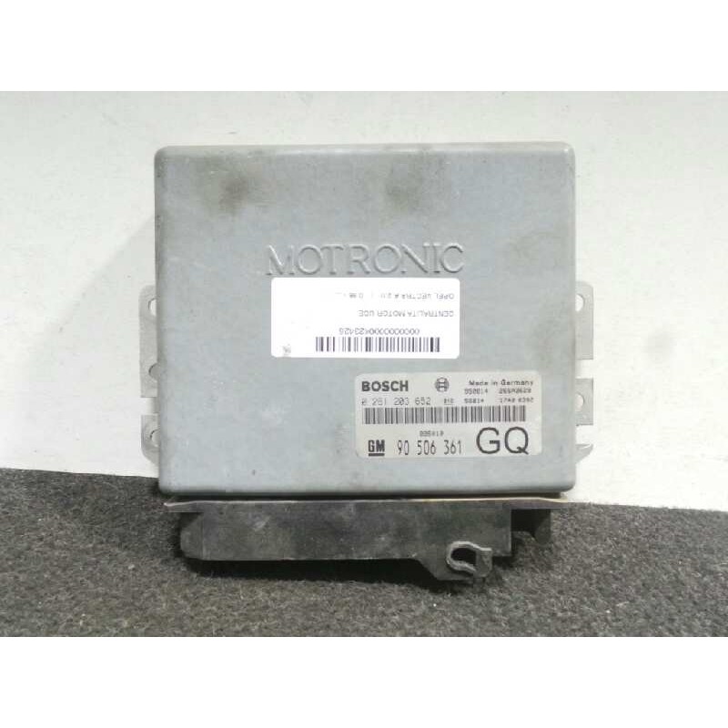 Recambio de centralita motor uce para opel vectra a 2.0 referencia OEM IAM 0261203652-90506361GQ-B95010  BOSCH