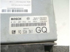 Recambio de centralita motor uce para opel vectra a 2.0 referencia OEM IAM 0261203652-90506361GQ-B95010  BOSCH 2