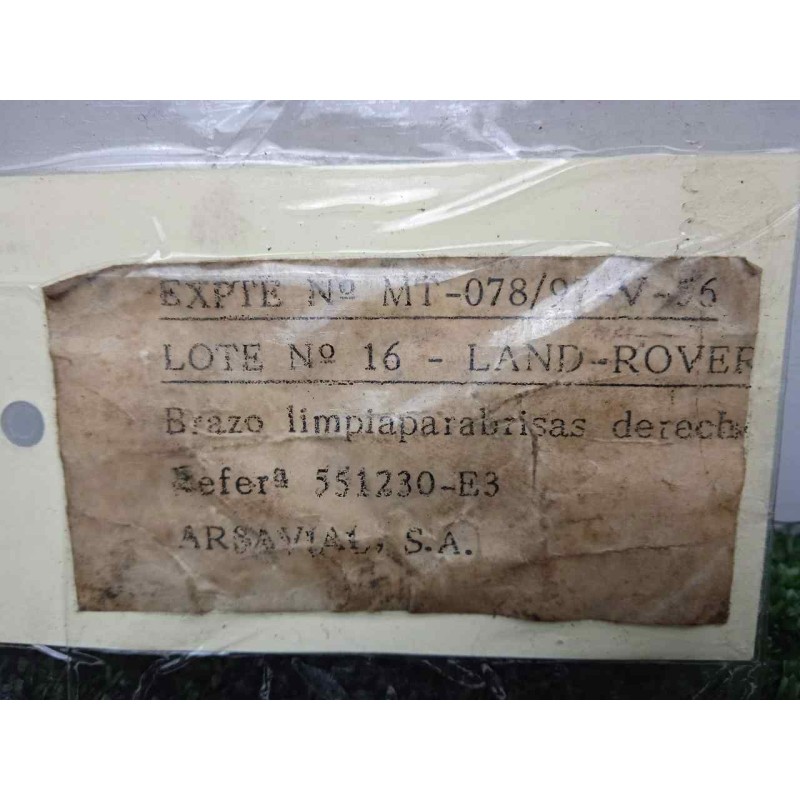 Recambio de brazo limpia delantero derecho para land rover 88 2.3d referencia OEM IAM 551230-551230E3 DOGA 