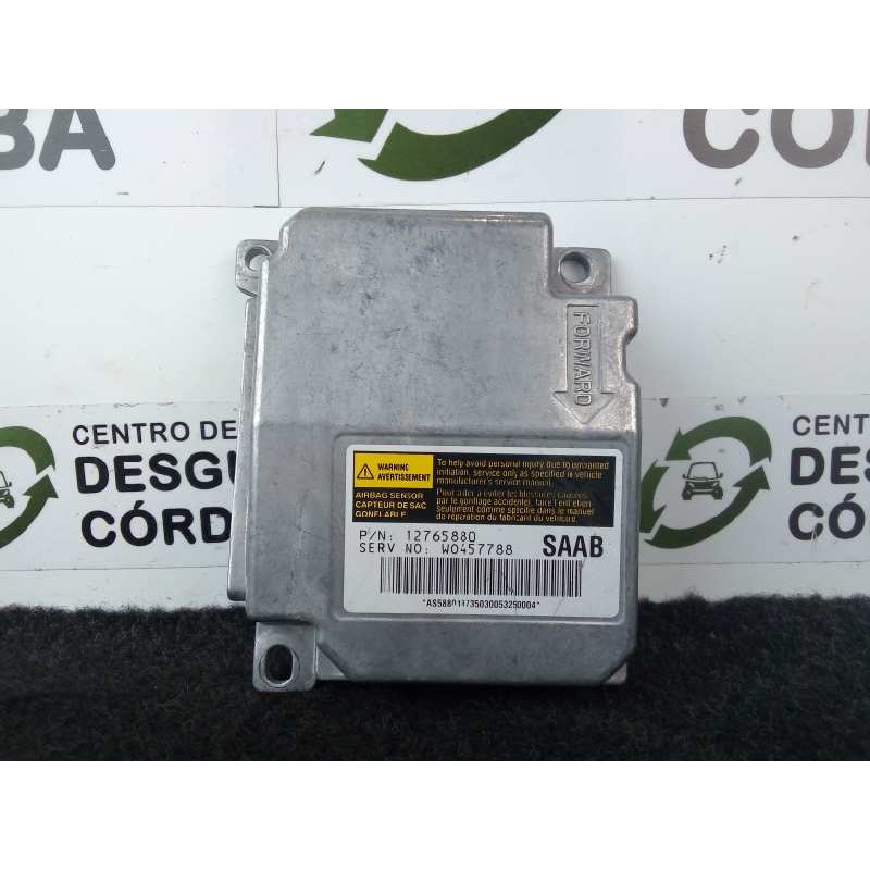 Recambio de centralita airbag para saab 9-5 berlina 1.9 tid cat referencia OEM IAM 12765880  