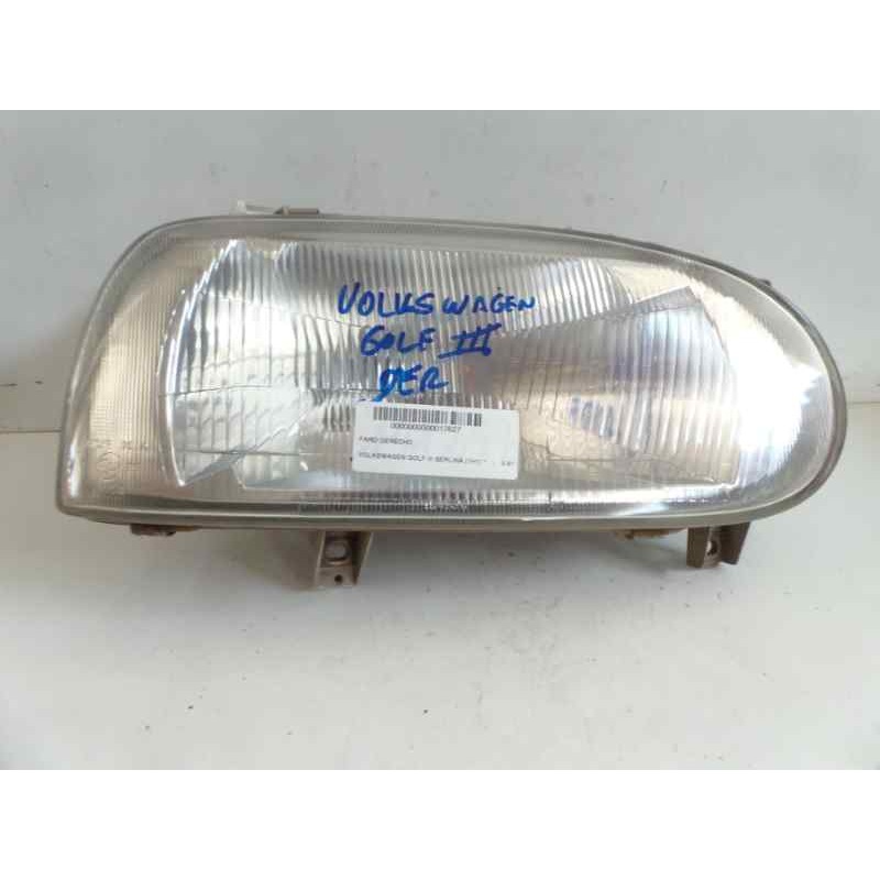 Recambio de faro derecho para volkswagen golf iii berlina (1h1) referencia OEM IAM  OPTICA.SIMPLE ENCHUFE.LARGO