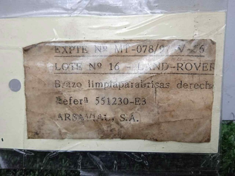 Recambio de brazo limpia delantero derecho para land rover 88 2.3d referencia OEM IAM 551230-551230E3 DOGA 