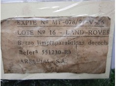 Recambio de brazo limpia delantero derecho para land rover 88 2.3d referencia OEM IAM 551230-551230E3 DOGA  2