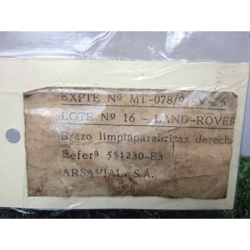 Recambio de brazo limpia delantero derecho para land rover 88 2.3d referencia OEM IAM 551230-551230E3 DOGA 