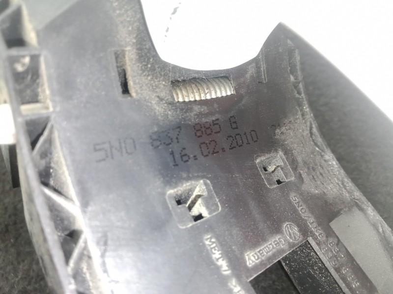 Recambio de maneta exterior delantera izquierda para seat ibiza (6j5) 1.4 16v referencia OEM IAM 5N0837885G  