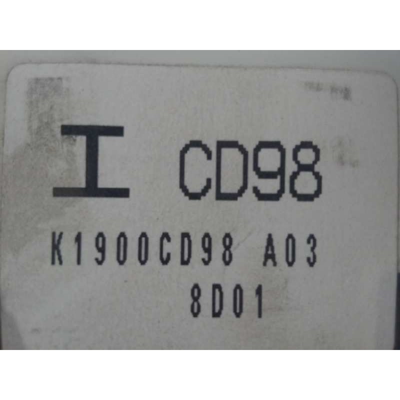 Recambio de mando climatizador para mazda 5 berl. (cr) 2.0 diesel cat referencia OEM IAM K1900CD98A03  