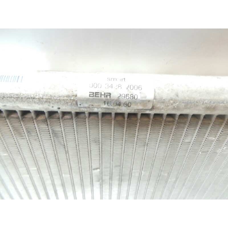 Recambio de radiador agua para smart coupe 0.6 turbo cat referencia OEM IAM 0003428V006-29680  