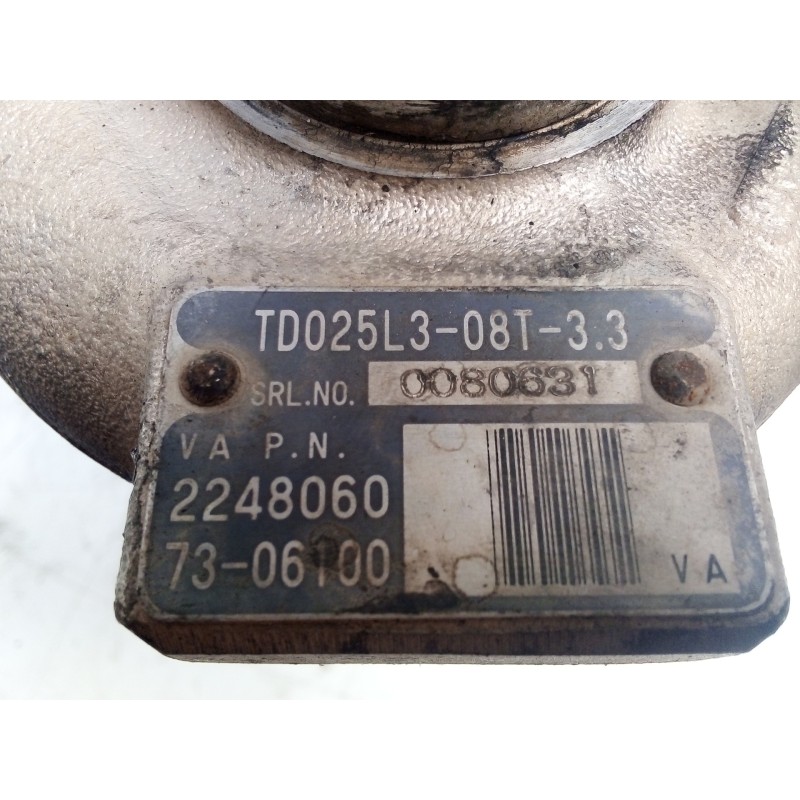 Recambio de turbocompresor para mg serie 75 (rj) 2.0 16v cdt referencia OEM IAM 2248060-TD025L308T33  