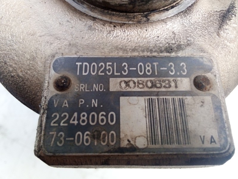 Recambio de turbocompresor para mg serie 75 (rj) 2.0 16v cdt referencia OEM IAM 2248060-TD025L308T33  