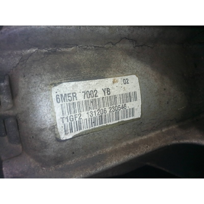 Recambio de caja cambios para ford focus berlina (cap) 1.6 tdci cat referencia OEM IAM 6M5R7002YB 5.VELOCIDADES MANUAL