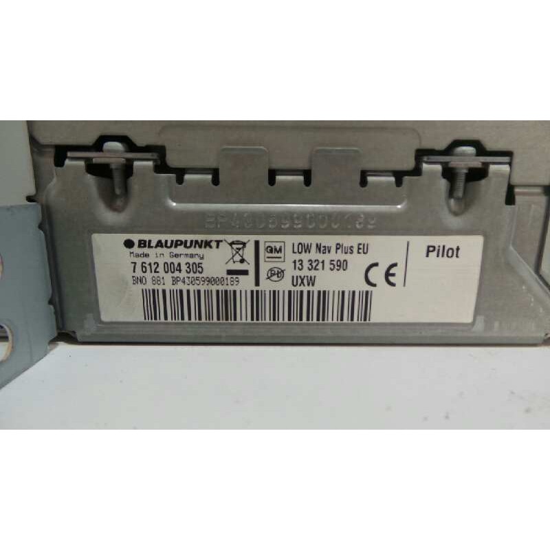 Recambio de sistema audio / radio cd para chevrolet cruze 2.0 diesel cat referencia OEM IAM 7612004305-BN0881BP430599000189  
