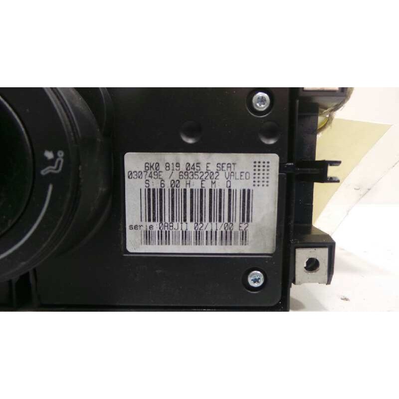 Recambio de mando calefaccion / aire acondicionado para seat ibiza (6k1) 1.9 tdi referencia OEM IAM 6K0819045E VALEO 