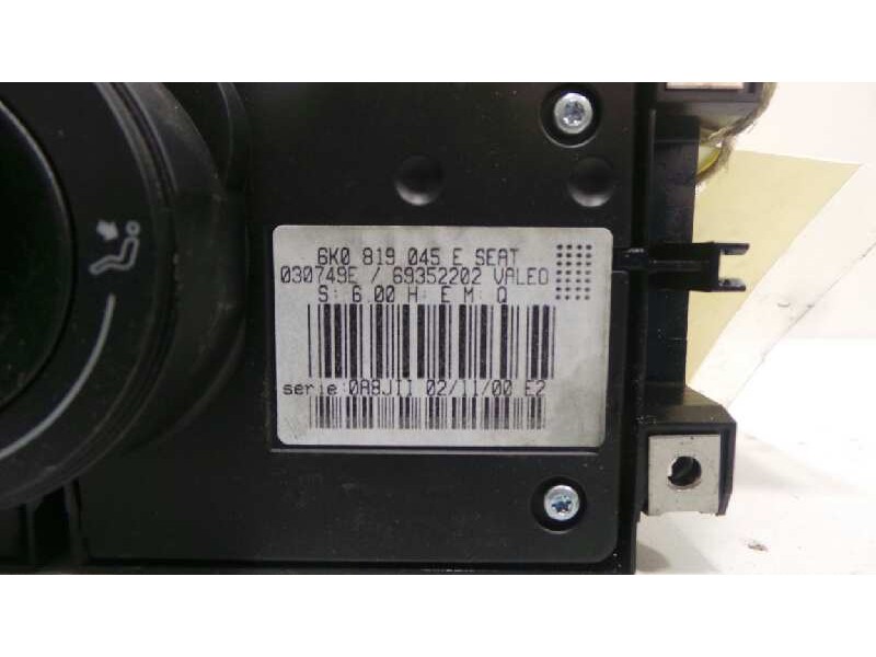 Recambio de mando calefaccion / aire acondicionado para seat ibiza (6k1) 1.9 tdi referencia OEM IAM 6K0819045E VALEO 