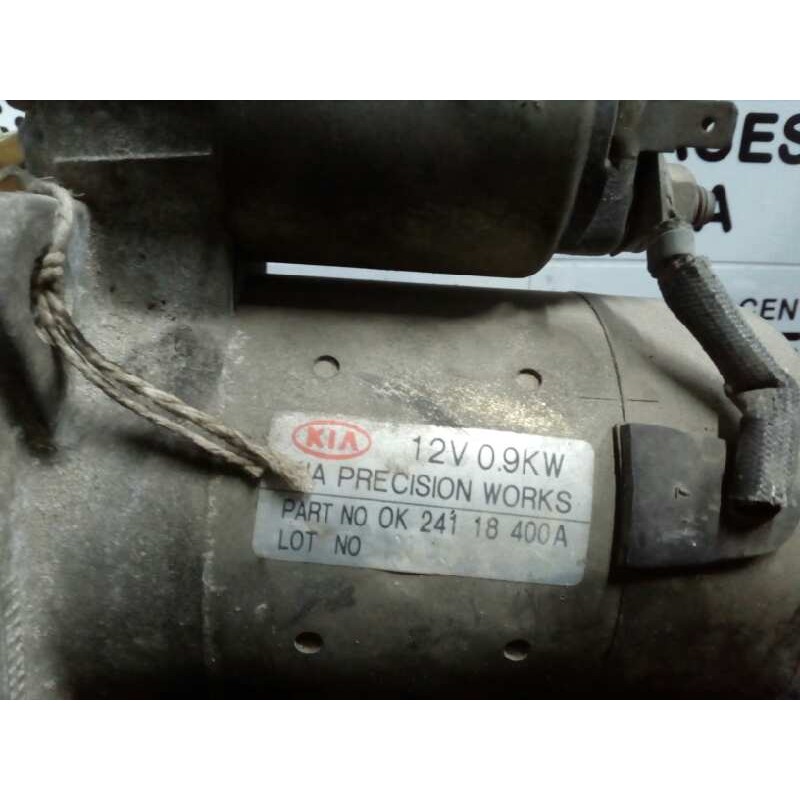 Recambio de motor arranque para kia shuma 1.5 cat referencia OEM IAM OK24118400A 141659 