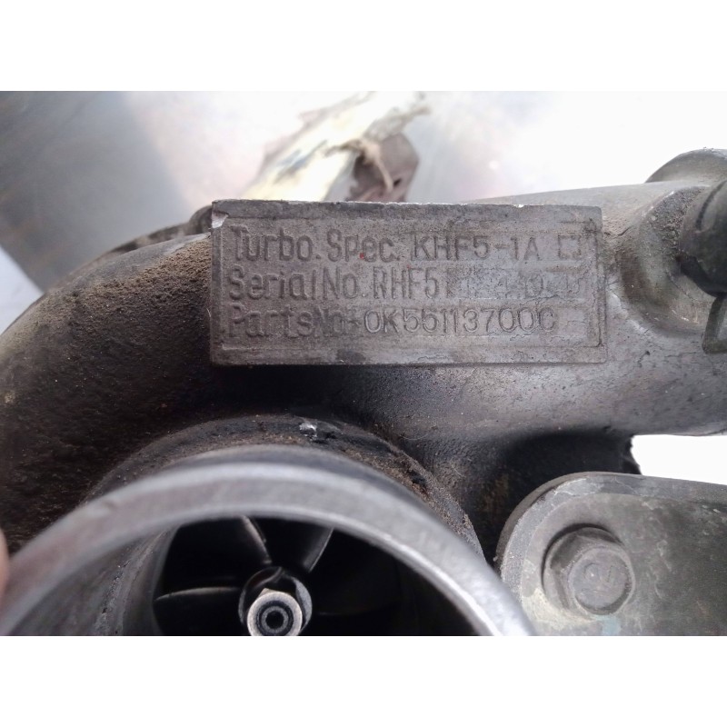 Recambio de turbocompresor para kia carnival 2.9 turbodiesel cat referencia OEM IAM OK55113700C 1404 
