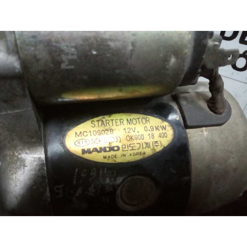 Recambio de motor arranque para kia rio 1.3 cat referencia OEM IAM MC109028 141661 MANDO
