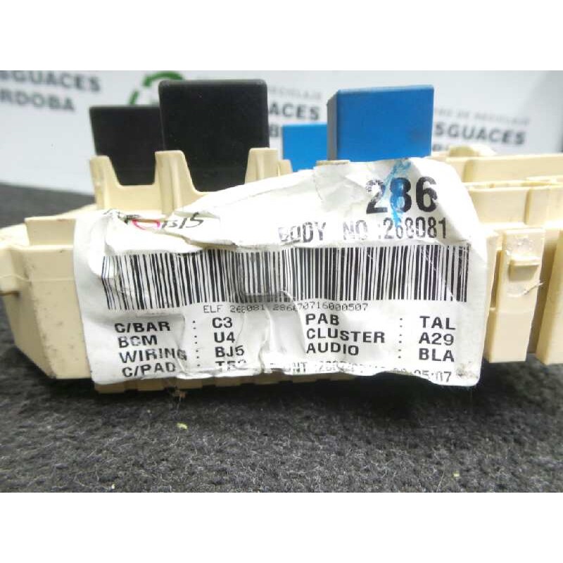 Recambio de caja reles / fusibles para hyundai grandeur / azera 2.2 crdi referencia OEM IAM 919503L100-268081 MOBIS 