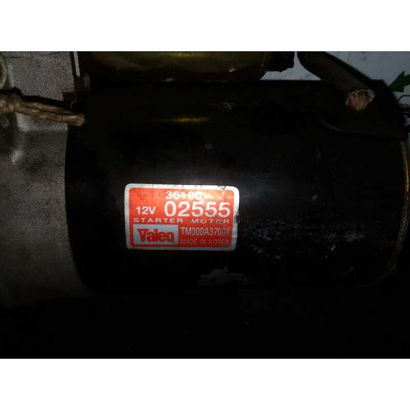Recambio de motor arranque para kia picanto 1.0 cat referencia OEM IAM TM000A37001 141663 