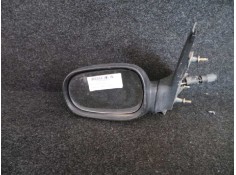 Recambio de retrovisor izquierdo para renault clio i fase i+ii (b/c57) 1.2 referencia OEM IAM  MANUAL NEGRO / PLASTICO