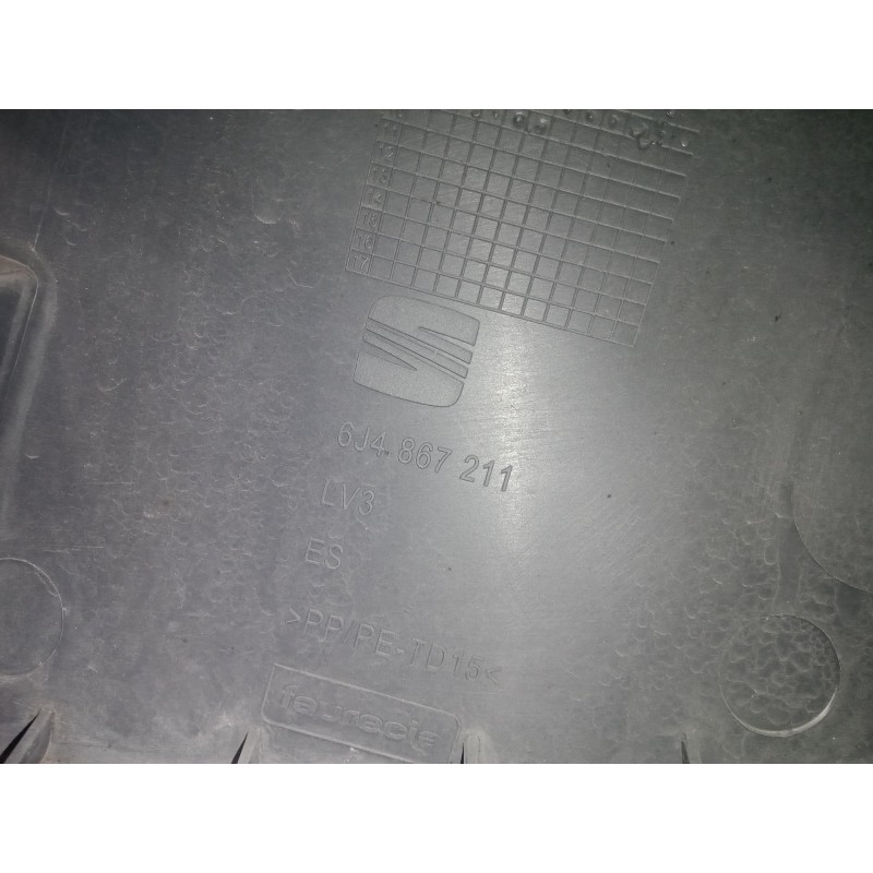 Recambio de guarnecido puerta trasera izquierda para seat ibiza (6j5) 1.4 16v referencia OEM IAM 6J4867211  