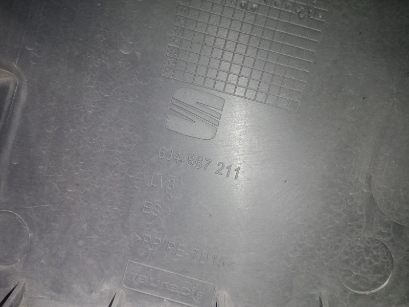 Recambio de guarnecido puerta trasera izquierda para seat ibiza (6j5) 1.4 16v referencia OEM IAM 6J4867211  