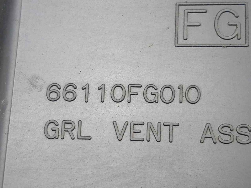 Recambio de aireador delantero izquierdo para subaru impreza g12 2.0 cat referencia OEM IAM 66110FG010  