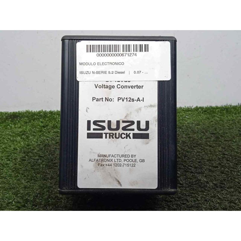 Recambio de modulo electronico para isuzu n-serie 5.2 diesel referencia OEM IAM PV12SAI CONVERTIDOR 