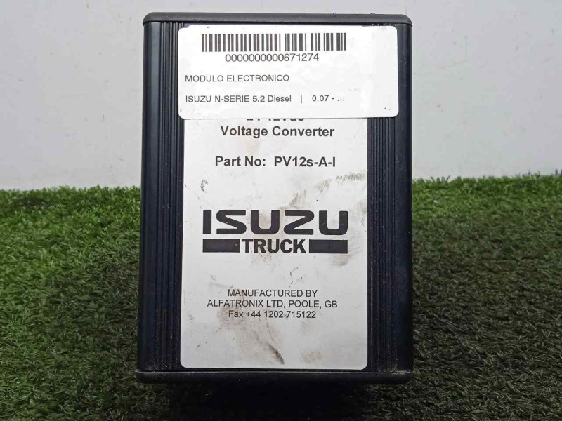 Recambio de modulo electronico para isuzu n-serie 5.2 diesel referencia OEM IAM PV12SAI CONVERTIDOR 