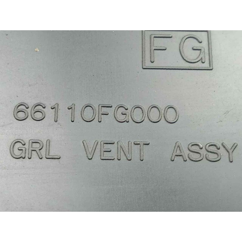 Recambio de aireador delantero derecho para subaru impreza g12 2.0 cat referencia OEM IAM 66110FG000  