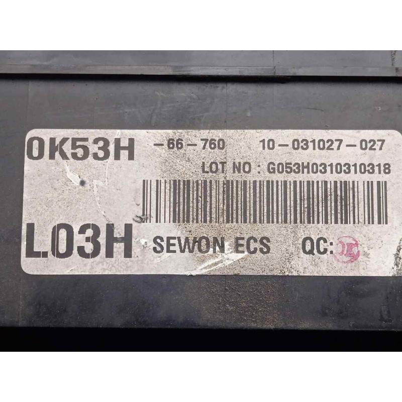 Recambio de caja reles / fusibles para kia carnival ii 2.9 crdi cat referencia OEM IAM 0K53H66760  