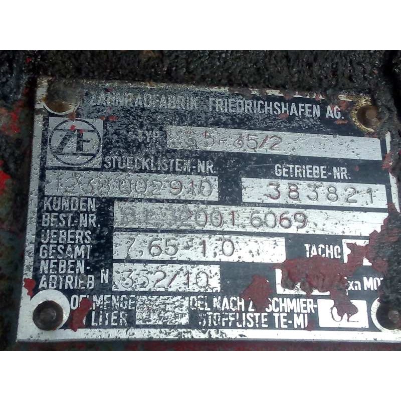 Recambio de caja cambios para man 11. 136 h (4x4) referencia OEM IAM S5352-81320016069-1238002910-383821  