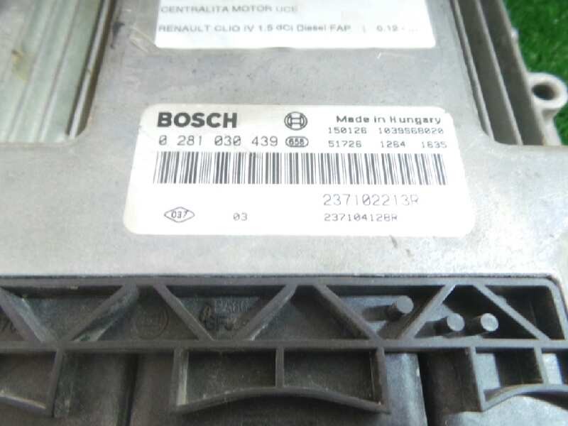 Recambio de centralita motor uce para renault clio iv 1.5 dci diesel fap referencia OEM IAM 0281030439-237102213R-237104128R-150