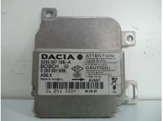 Recambio de centralita airbag para dacia logan 1.6 cat referencia OEM IAM 8200307188A-0285001650-062415354  BOSCH