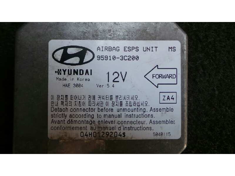 Recambio de centralita airbag para kia magentis 2.0 cat referencia OEM IAM 959103C200-04H0129204  