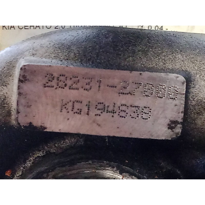Recambio de turbocompresor para kia cerato 2.0 turbodiesel cat referencia OEM IAM 2823127000-KG194838  