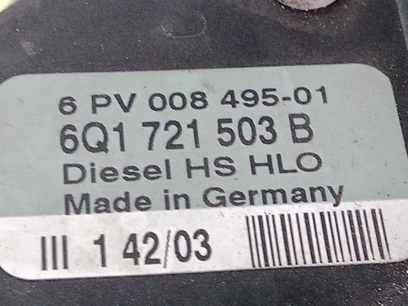 Recambio de pedal acelerador para seat leon (1m1) 1.9 tdi referencia OEM IAM 6Q1721503B  