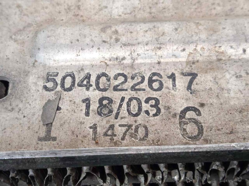 Recambio de intercooler para kia sorento 2.5 crdi cat referencia OEM IAM 504022617 182X475X65 ALUMINIO