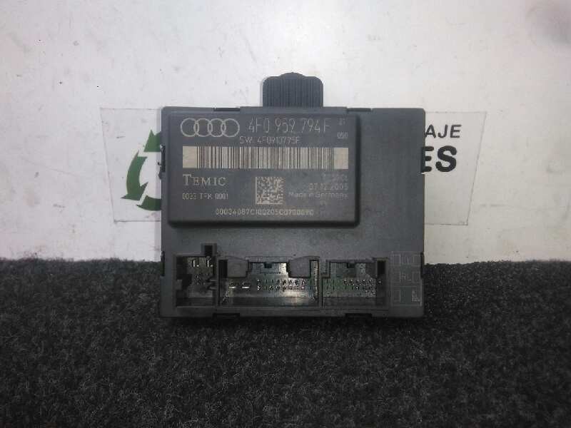 Recambio de centralita cierre para audi a6 berlina (4f2) 2.0 tdi referencia OEM IAM 4F0959794F-4F0910795F TRASERA.DERECHA 