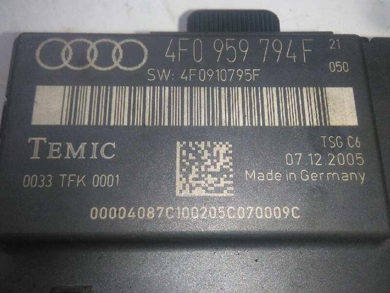 Recambio de centralita cierre para audi a6 berlina (4f2) 2.0 tdi referencia OEM IAM 4F0959794F-4F0910795F TRASERA.DERECHA 