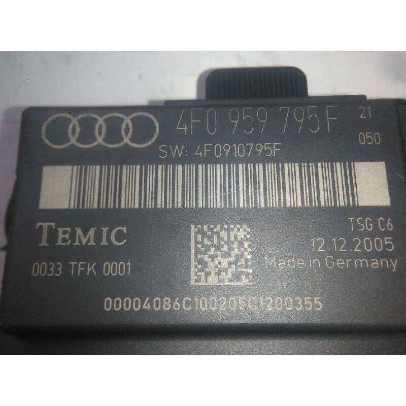 Recambio de centralita cierre para audi a6 berlina (4f2) 2.0 tdi referencia OEM IAM 4F0959795F-4F0910795F  