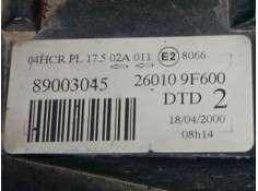 Recambio de faro derecho para nissan primera berlina (p11) 2.0 turbodiesel cat referencia OEM IAM 260109F600-89003045 99-02 HALO 2