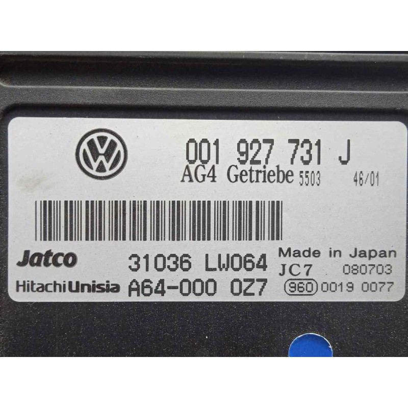 Recambio de modulo electronico para seat ibiza (6l1) 1.4 16v referencia OEM IAM 001927731J-31036LW064-A640000Z7  