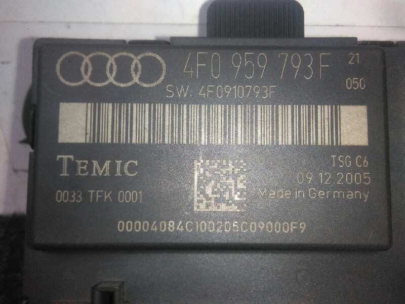 Recambio de centralita cierre para audi a6 berlina (4f2) 2.0 tdi referencia OEM IAM 4F0959793F-4F0910793F  